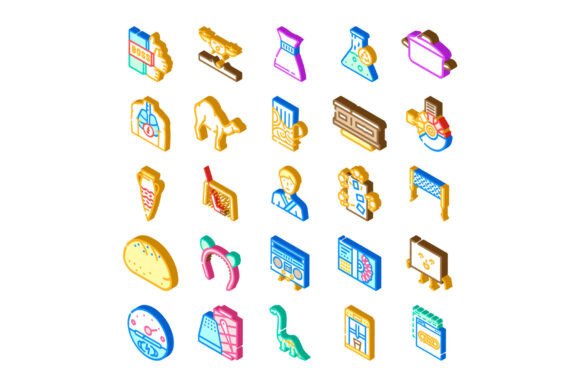 Enhancing Design Workflows with the Miscellaneous Isometric Icons Collection