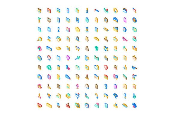 Enhancing Web Design with the Isometric Icon Set Collection for Web De