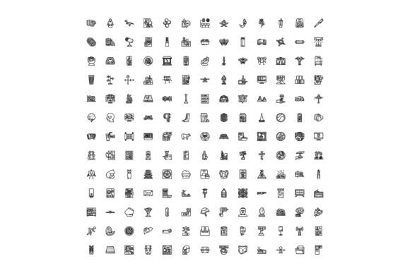 Essential Line Art Icons for Modern Design Projects