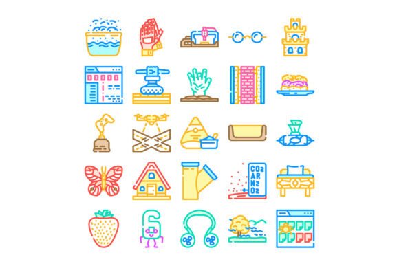 Exploring the Diverse Icon Collection for Web Design and Digital Assets