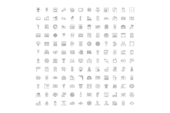 Linear Vector Icons for Modern Design Projects