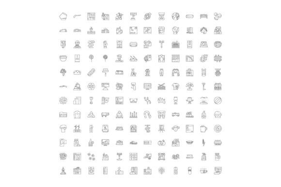 Outline Icon Collection Representing Var: A Modern Design Solution for Dynamic Digital Needs