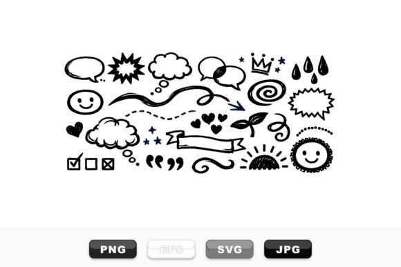Strategic Uses of the Hand Drawn Doodle Elements Pack for Creative and Professional Projects